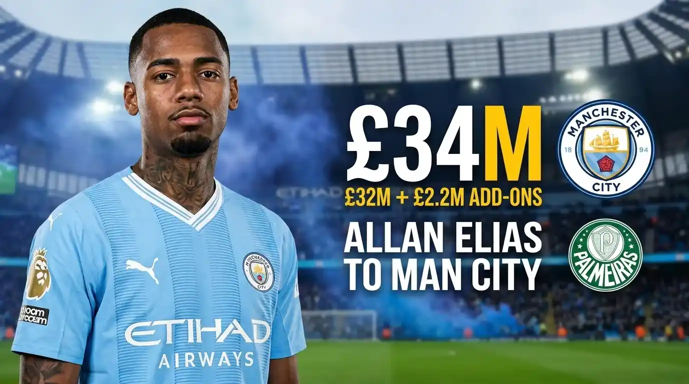 Manchester City Agree £34m Allan Elias Deal as Savinho Domino Finally Falls