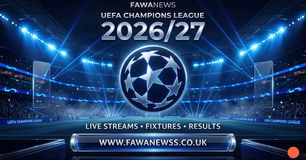 FawaNews UEFA Champions League 2026/27